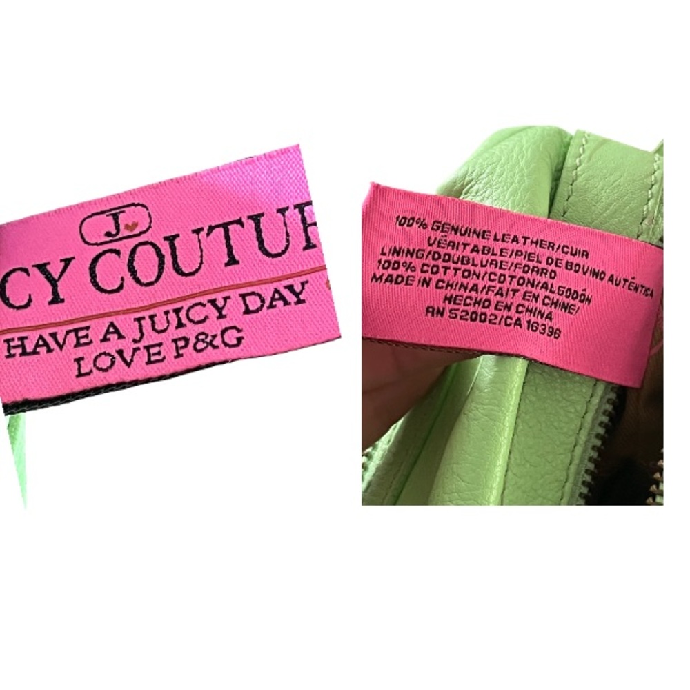 Vintage P&G Juicy Couture Leather Saddle Bag - Picture 15 of 17